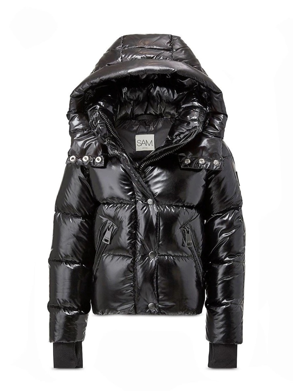SAM. Freestyle Down Puffer Jacket. Black